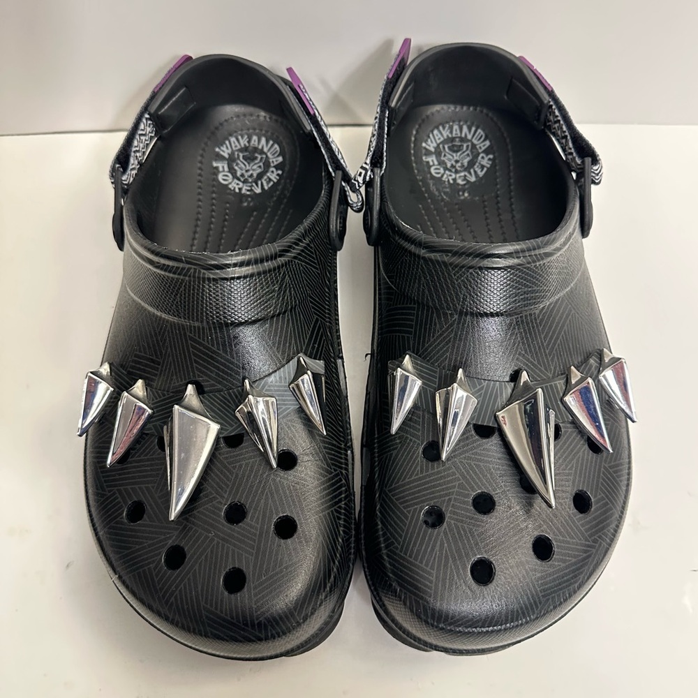 Crocs x MARVEL Black Panther Collaboration Men’s Size 12
